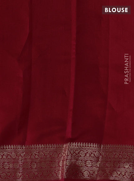 Red Chiniya Silk - Buttas