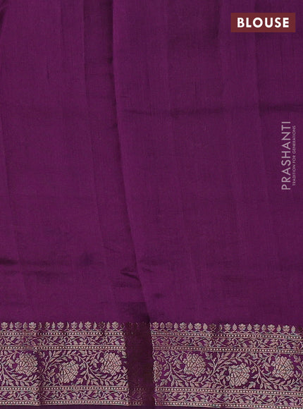 Purple Chiniya Silk - Buttas