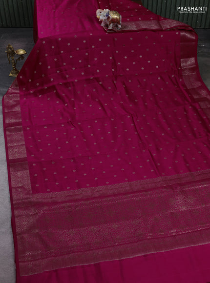 Pink Chiniya Silk - Buttas