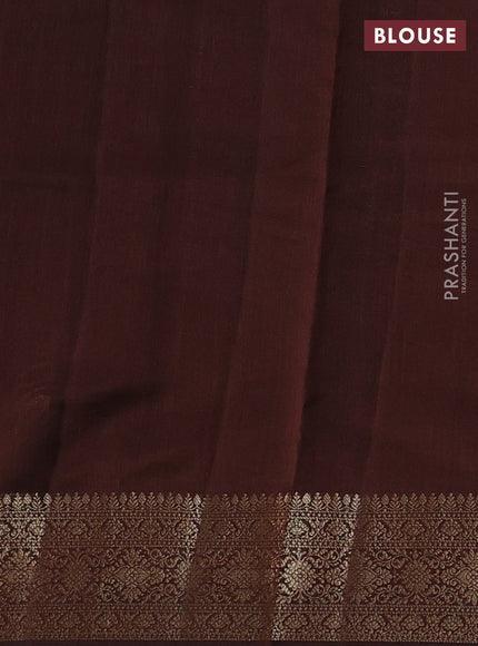 Coffee Brown Chiniya Silk - Buttas