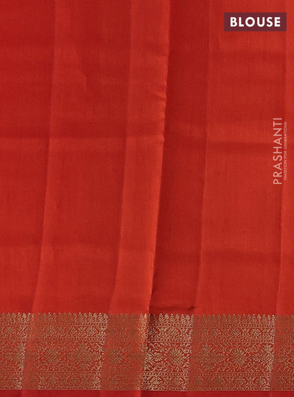 Rustic Orange Chiniya Silk - Buttas