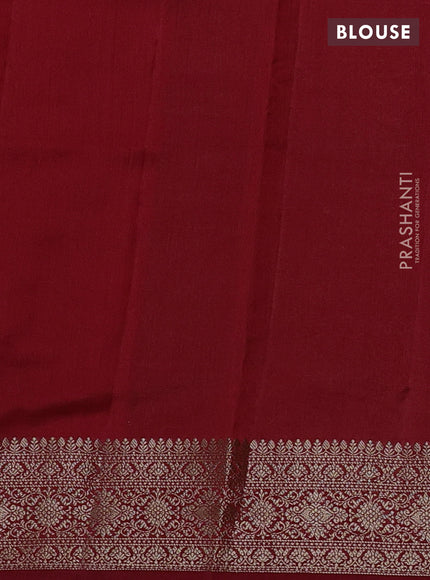 Red Chiniya Silk - Buttas