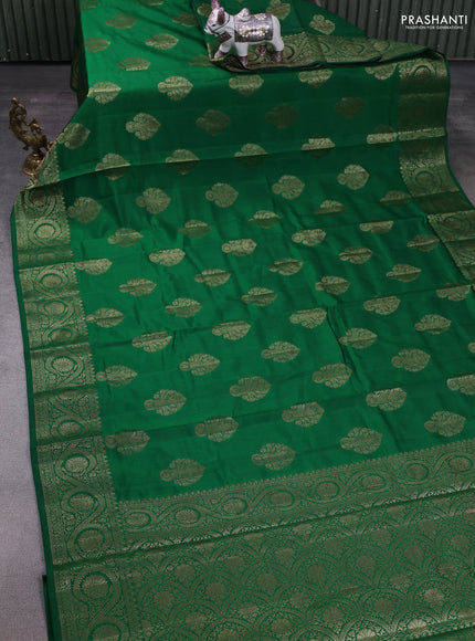 Green Chiniya Silk - Buttas