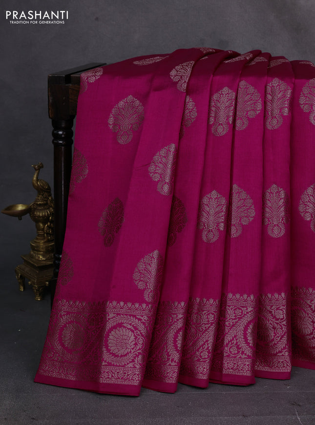Pink Chiniya Silk - Buttas