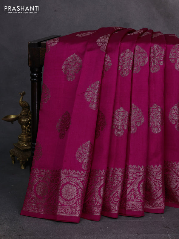Pink Chiniya Silk - Buttas