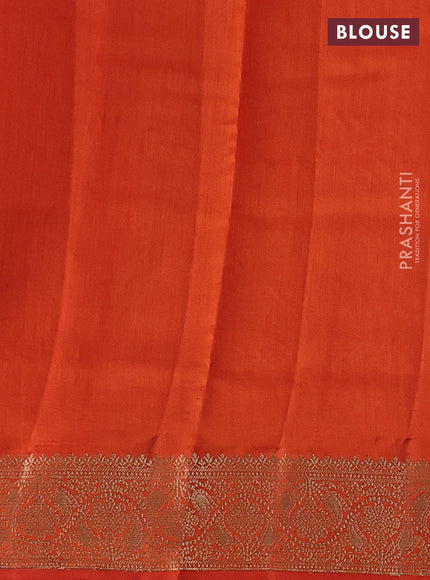 Orange Chiniya Silk - Buttas