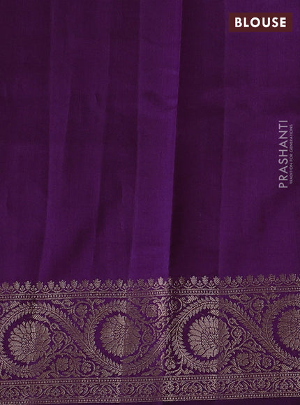 Purple Chiniya Silk - Buttas