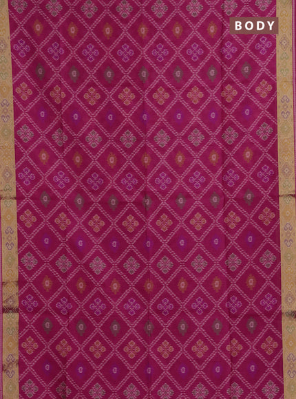 Pink Semi Dupion Saree