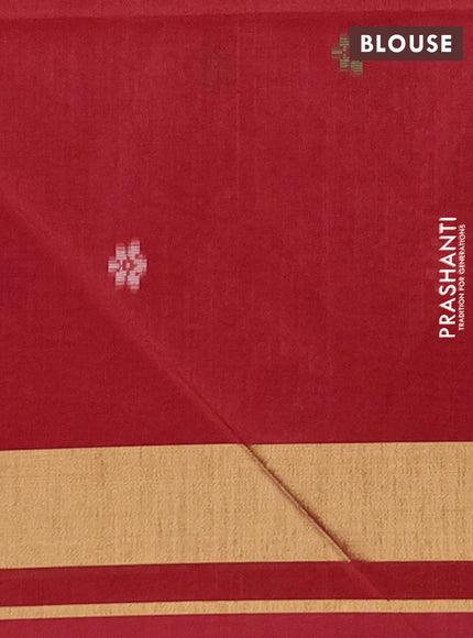 Red Semi Dupion Saree