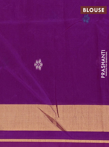 Magenta Pink Semi Dupion Saree