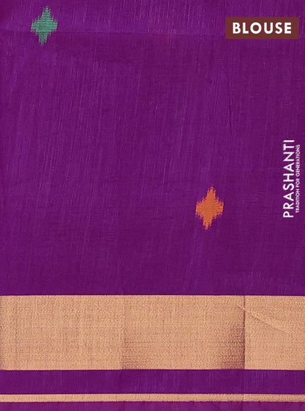 Magenta Pink Semi Dupion Saree