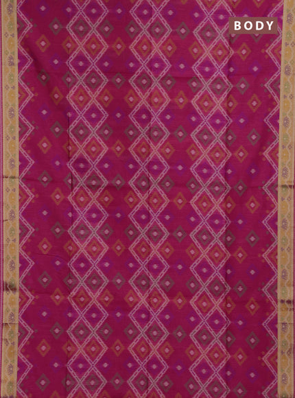Pink Semi Dupion Saree