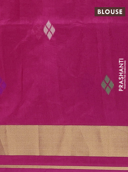 Pink Semi Dupion Saree
