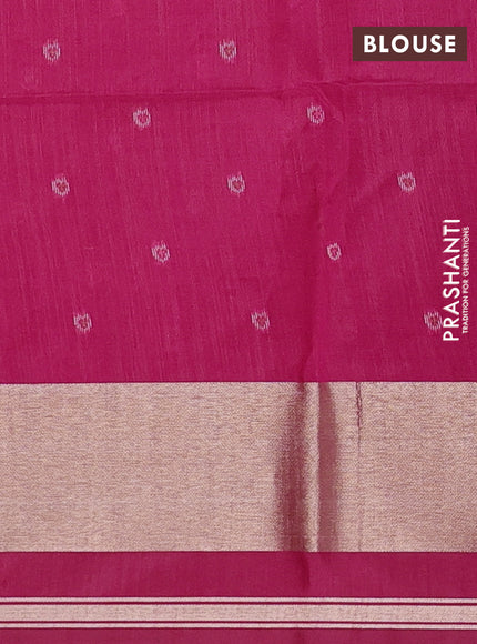 Pink Semi Dupion Saree