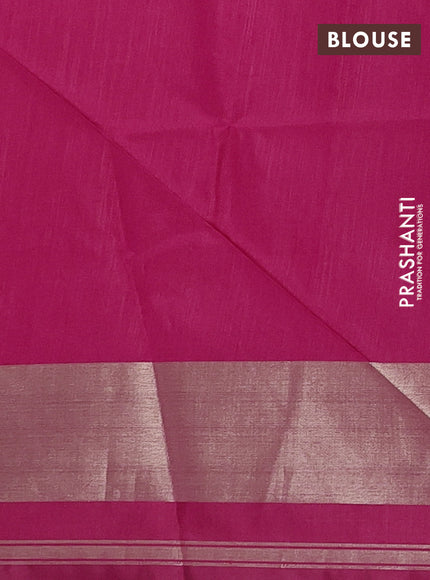 Pink Semi Dupion Saree