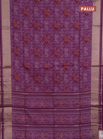 Magenta Pink Semi Dupion Saree