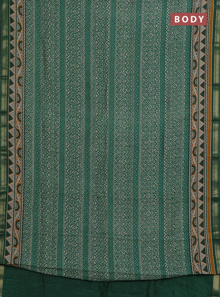 Green Muslin Silk - Prints