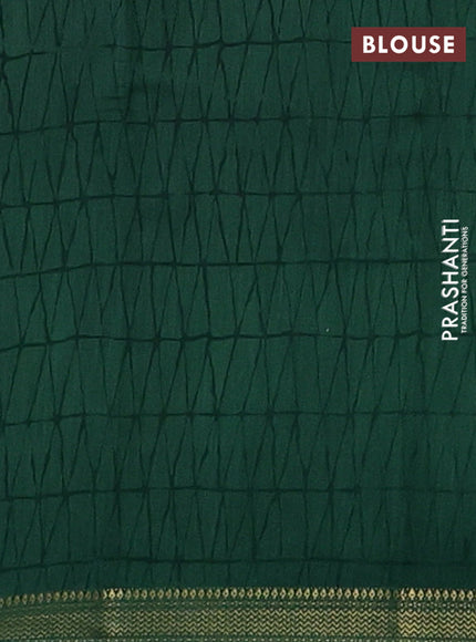 Green Muslin Silk - Prints