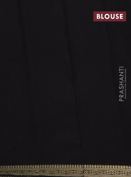 Black Muslin Silk - Prints