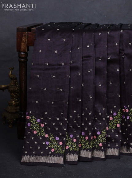 Jamun Mangalagiri Silk Cotton - Embroidery