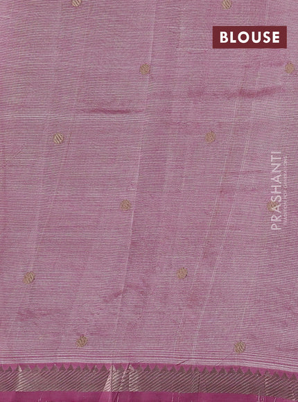 Pink Mangalagiri Silk Cotton - Embroidery