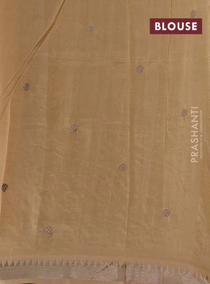 Sandal Mangalagiri Silk Cotton - Embroidery