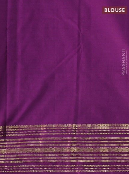 Lavender & Purple Bangalori Silk - Buttas