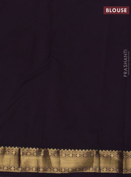 Cs Blue & Violet Bangalori Silk - Buttas