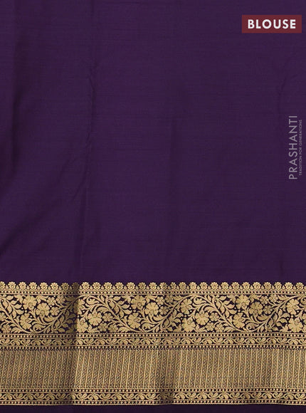 Lavender & Violet Bangalori Silk - Buttas
