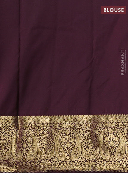 Pink & Maroon Bangalori Silk - Buttas