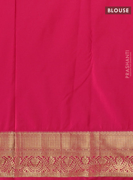 Yellow & Pink Bangalori Silk - Buttas