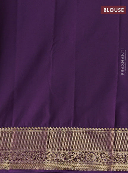 Pink & Purple Bangalori Silk - Buttas
