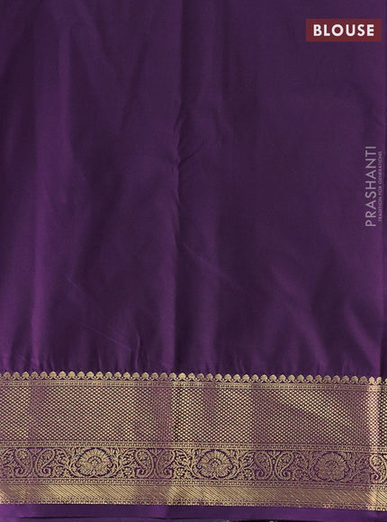 Lavender & Purple Bangalori Silk - Buttas