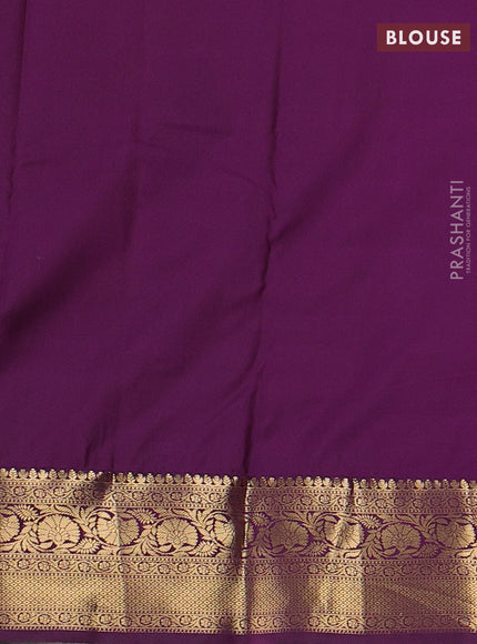 Lavender & Purple Bangalori Silk - Buttas