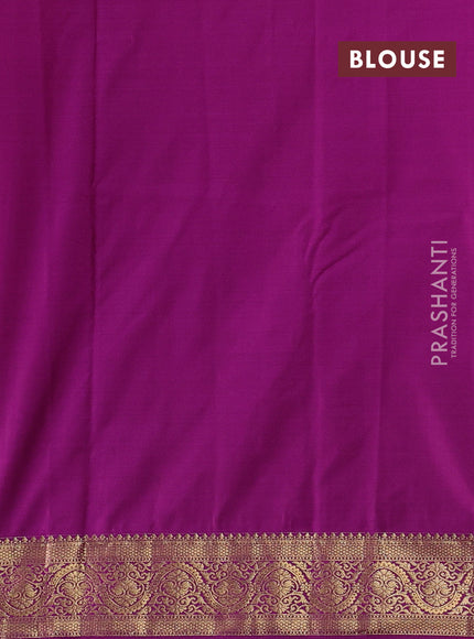 Purple Bangalori Silk - Buttas