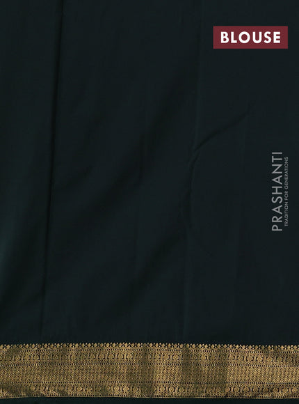 Yellow & Green Bangalori Silk - Buttas