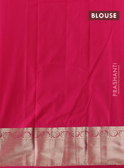Lotus Pink & Pink Bangalori Silk - Buttas