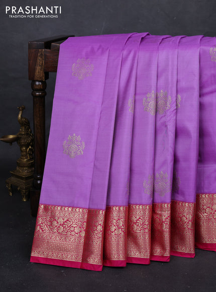 Lavender & Pink Bangalori Silk - Buttas