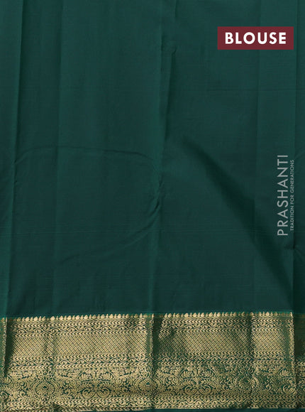 Pink & Green Bangalori Silk - Buttas