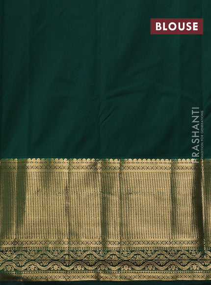 Yellow & Green Bangalori Silk - Buttas