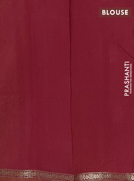 Sandal & Pink Semi Maheshwari Cotton - Buttas