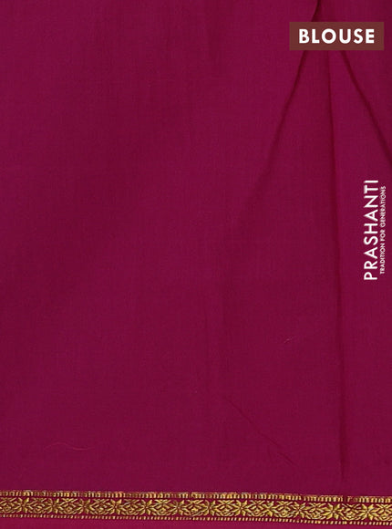 Teal & Pink Semi Maheshwari Cotton - Buttas
