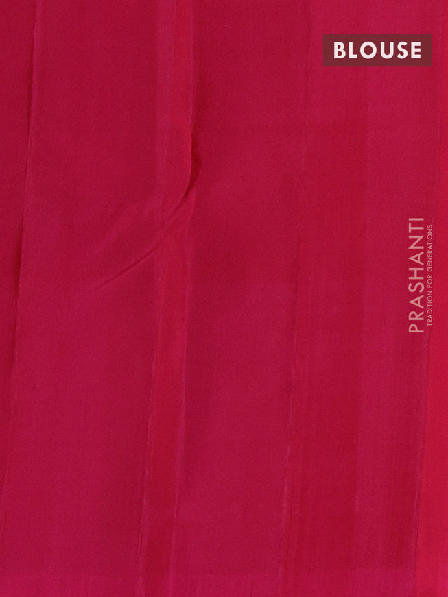 Pure soft silk saree lime green and pink with allover checked pattern and zari woven butta border