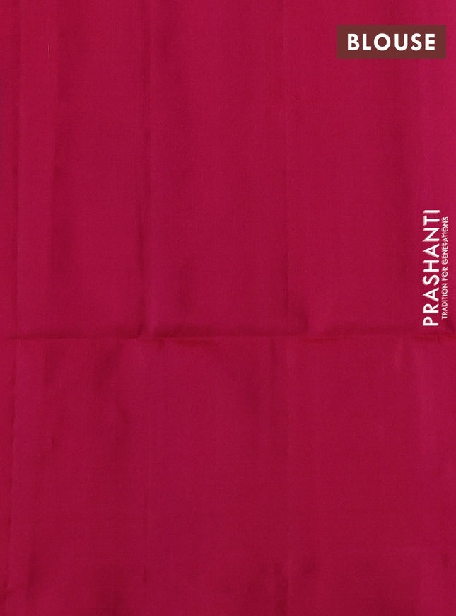 Pure soft silk saree lavender and pink with zari woven buttas and vanasingaram zari woven border