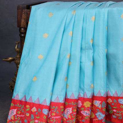 Collection image for: Embroidered Gadwal Silk Sarees