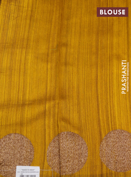 Banarasi raw silk saree wine shade and mustard yellow with woven buttas and woven butta border