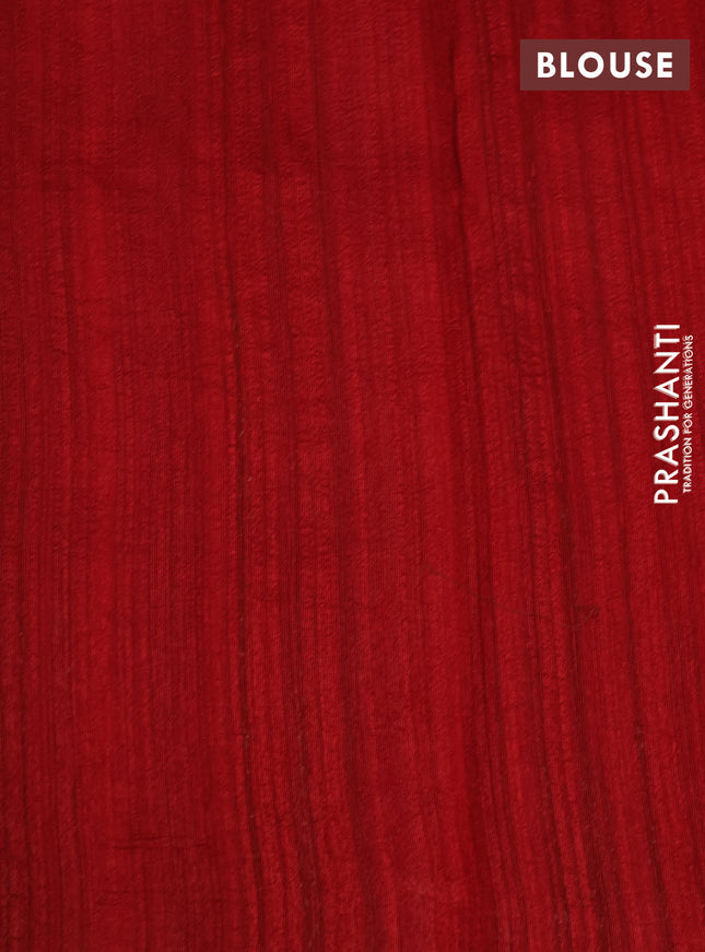 Banarasi raw silk saree sandal and maroon with plain body and long zari woven border