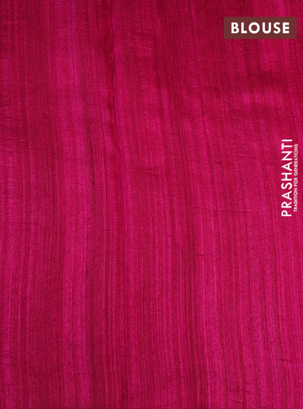Banarasi raw silk saree teal bluish green and pink with plain body and long zari woven border