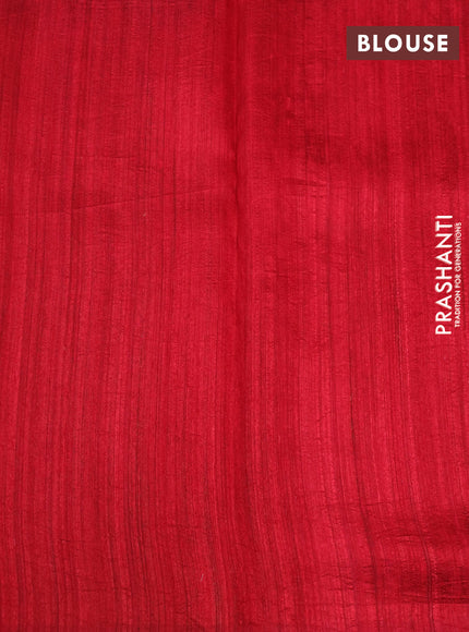 Banarasi raw silk saree peacock blue and maroon with plain body and long zari woven border