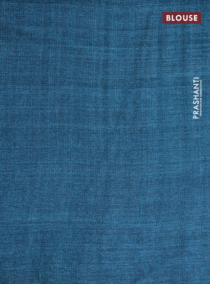 Pure tussar silk saree beige and multi colour with geometric prints and printed border